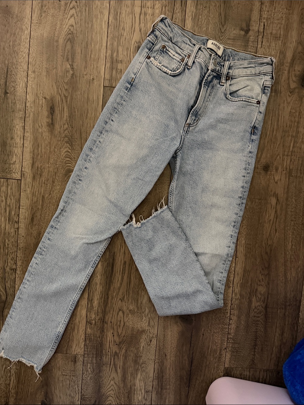 Agolde Light Blue High-Rise Women's Jeans
